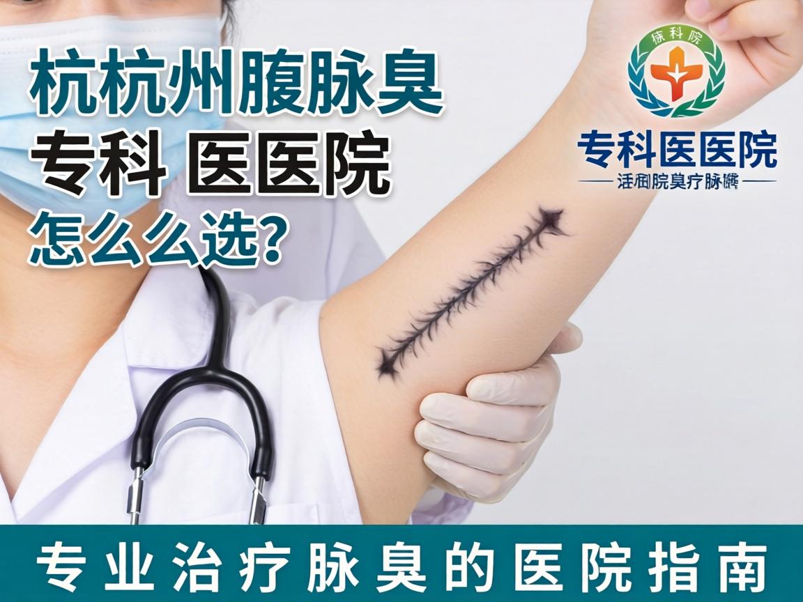 杭州腋臭专科医院怎么选？专业治疗腋臭的医院指南