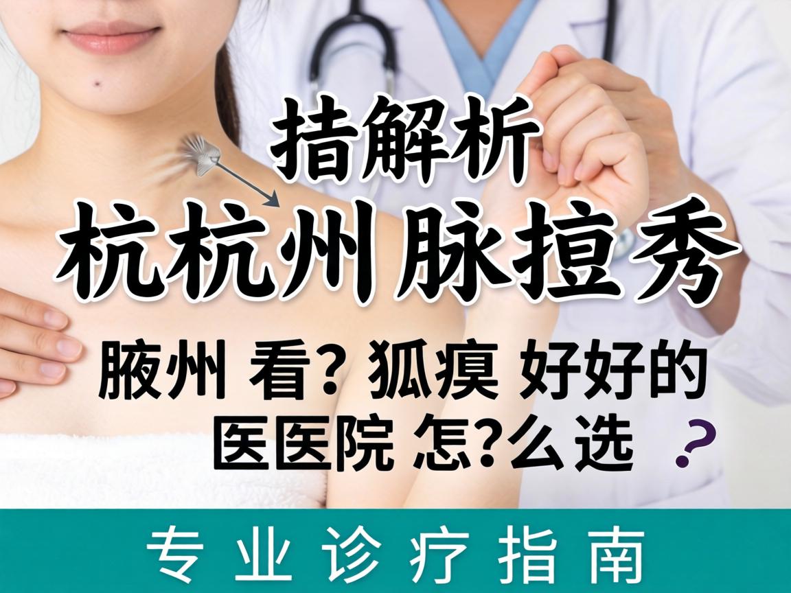 杭州腋秀解析，杭州看狐臭好的医院怎么选？专业诊疗指南