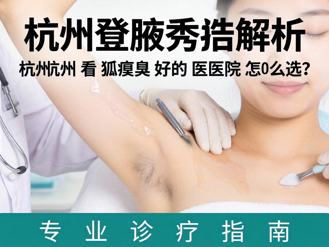 杭州腋秀解析，杭州看狐臭好的医院怎么选？专业诊疗指南