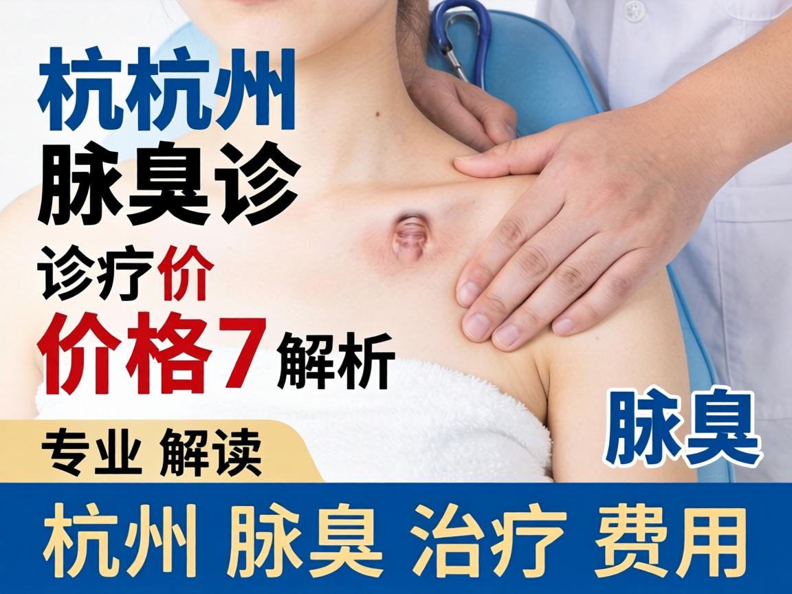 杭州腋臭诊疗价格解析，专业解读杭州腋臭治疗费用