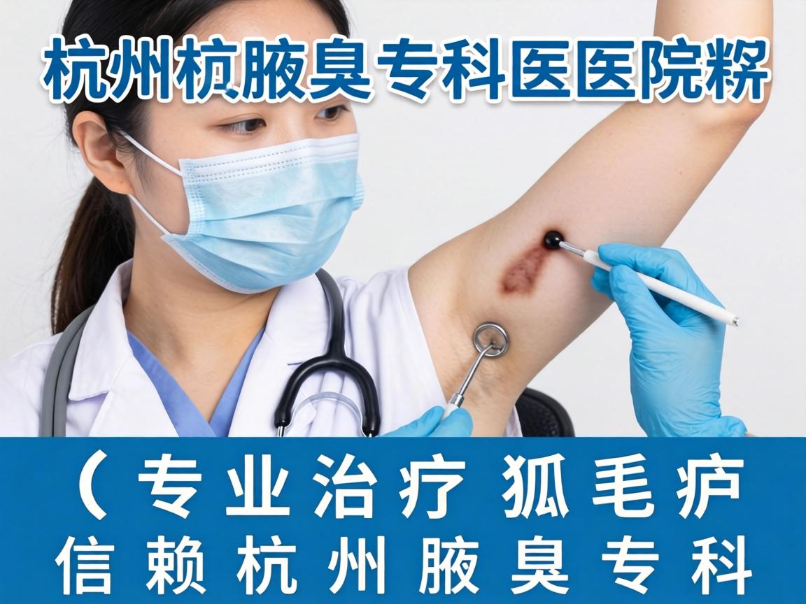 杭州腋臭专科医院解析，专业治疗狐臭，信赖杭州腋臭专科