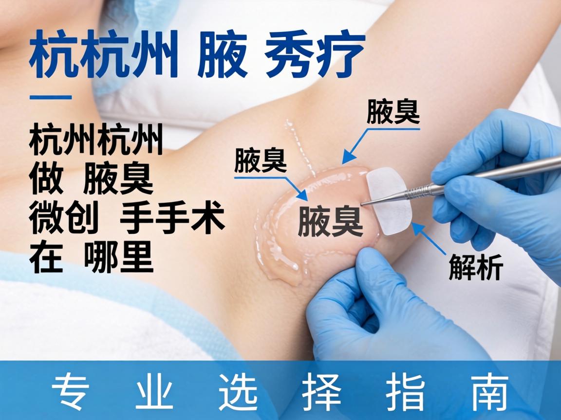 杭州腋秀解析，杭州做腋臭微创手术在哪里，专业选择指南
