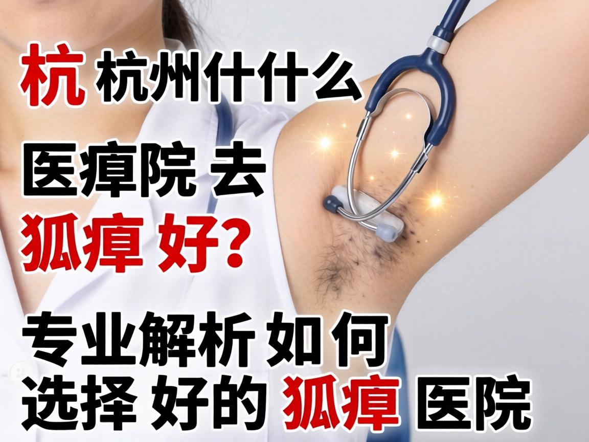 杭州什么医院去狐臭好？专业解析如何选择好的狐臭医院