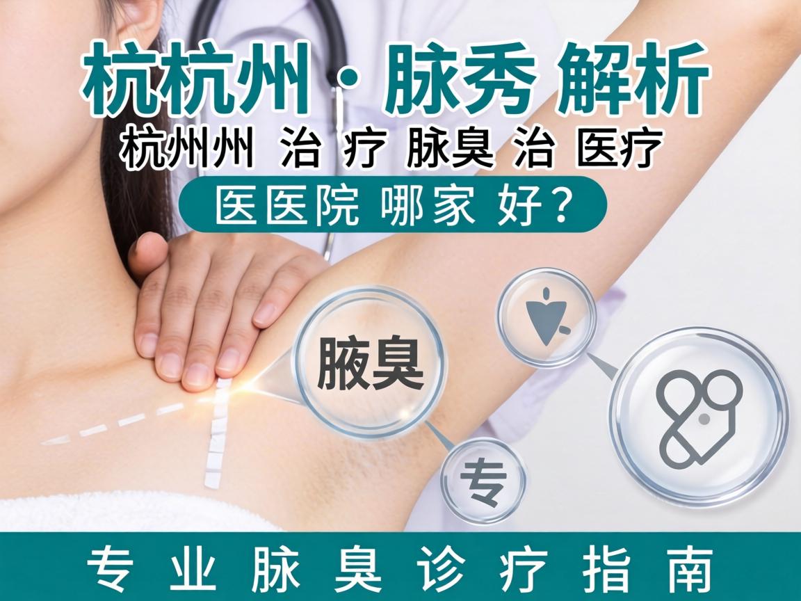 杭州腋秀解析，杭州治疗腋臭医院哪家好？专业腋臭诊疗指南