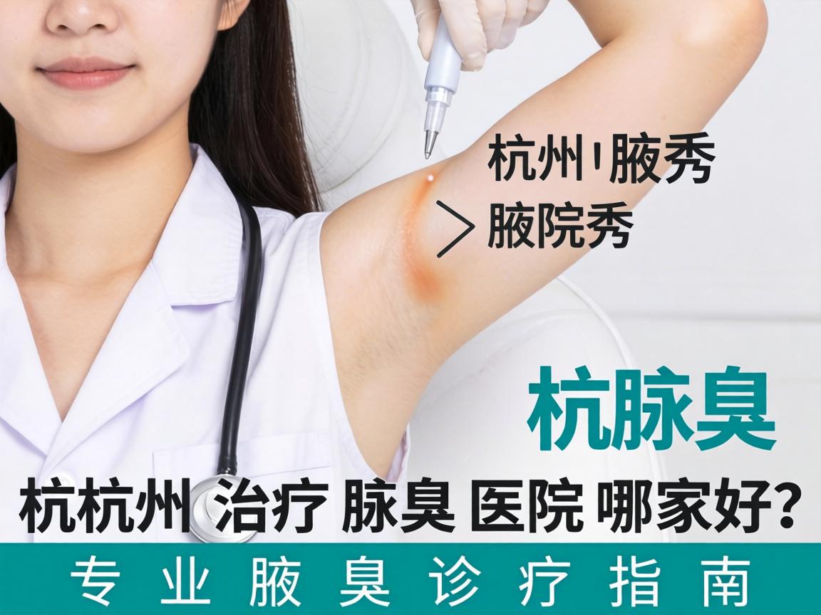 杭州腋秀解析，杭州治疗腋臭医院哪家好？专业腋臭诊疗指南