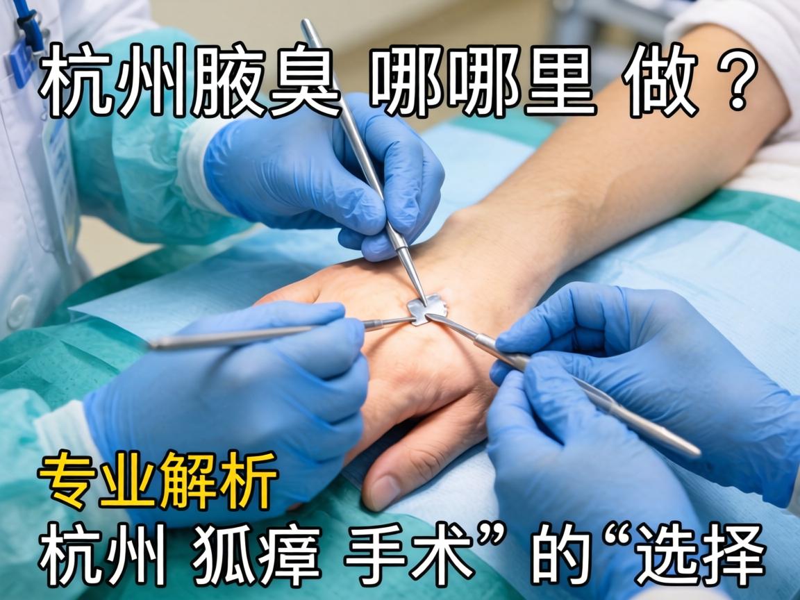 杭州腋臭手术哪里做？专业解析杭州狐臭手术的选择