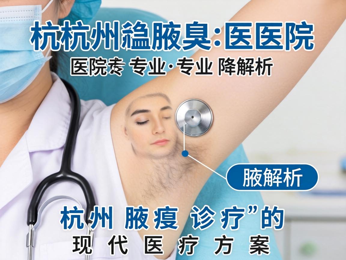 杭州腋臭医院专业解析，杭州腋臭诊疗的现代医疗方案