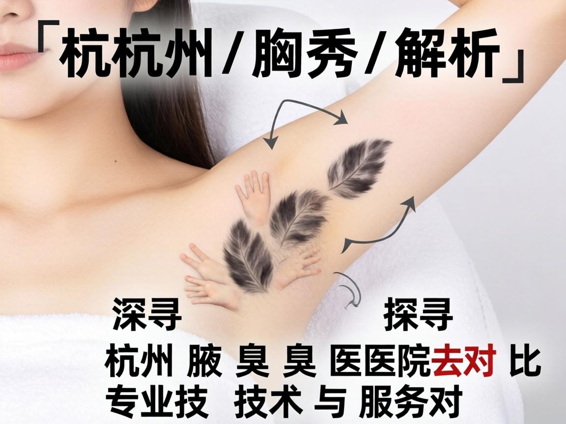 杭州腋秀解析，探寻杭州去腋臭医院的专业技术与服务对比