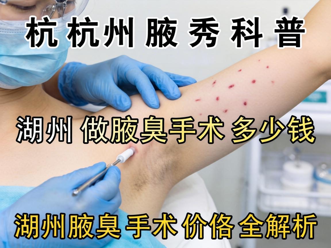杭州腋秀科普，在湖州做腋臭手术多少钱，湖州腋臭手术价格全解析
