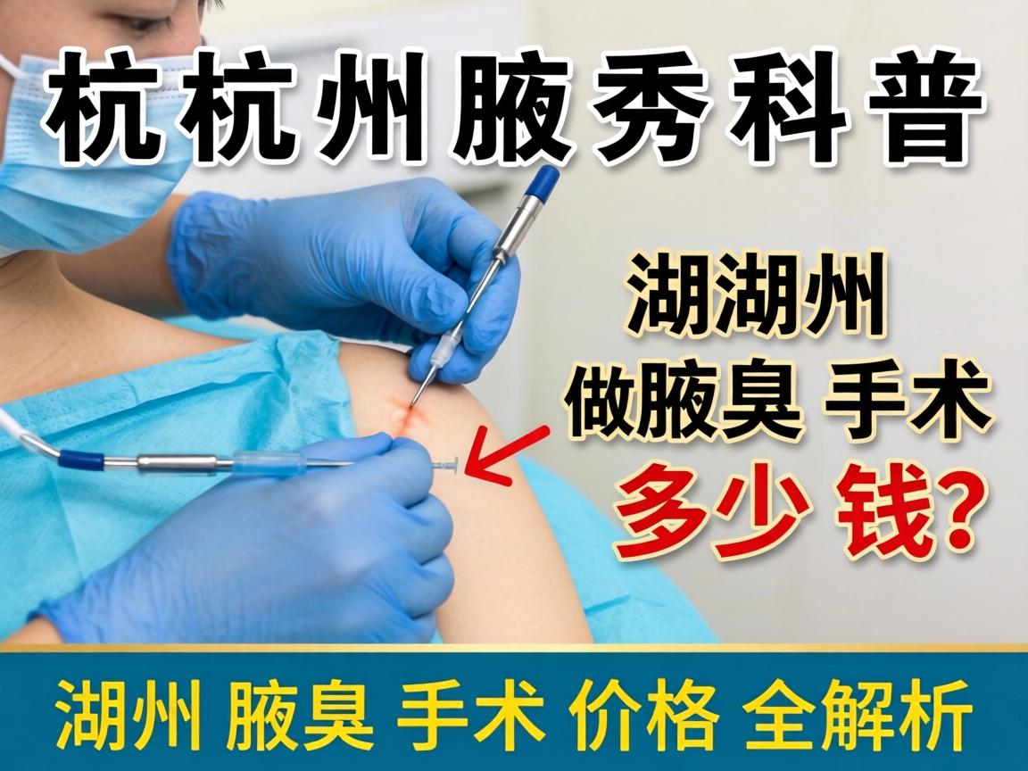 杭州腋秀科普，在湖州做腋臭手术多少钱，湖州腋臭手术价格全解析