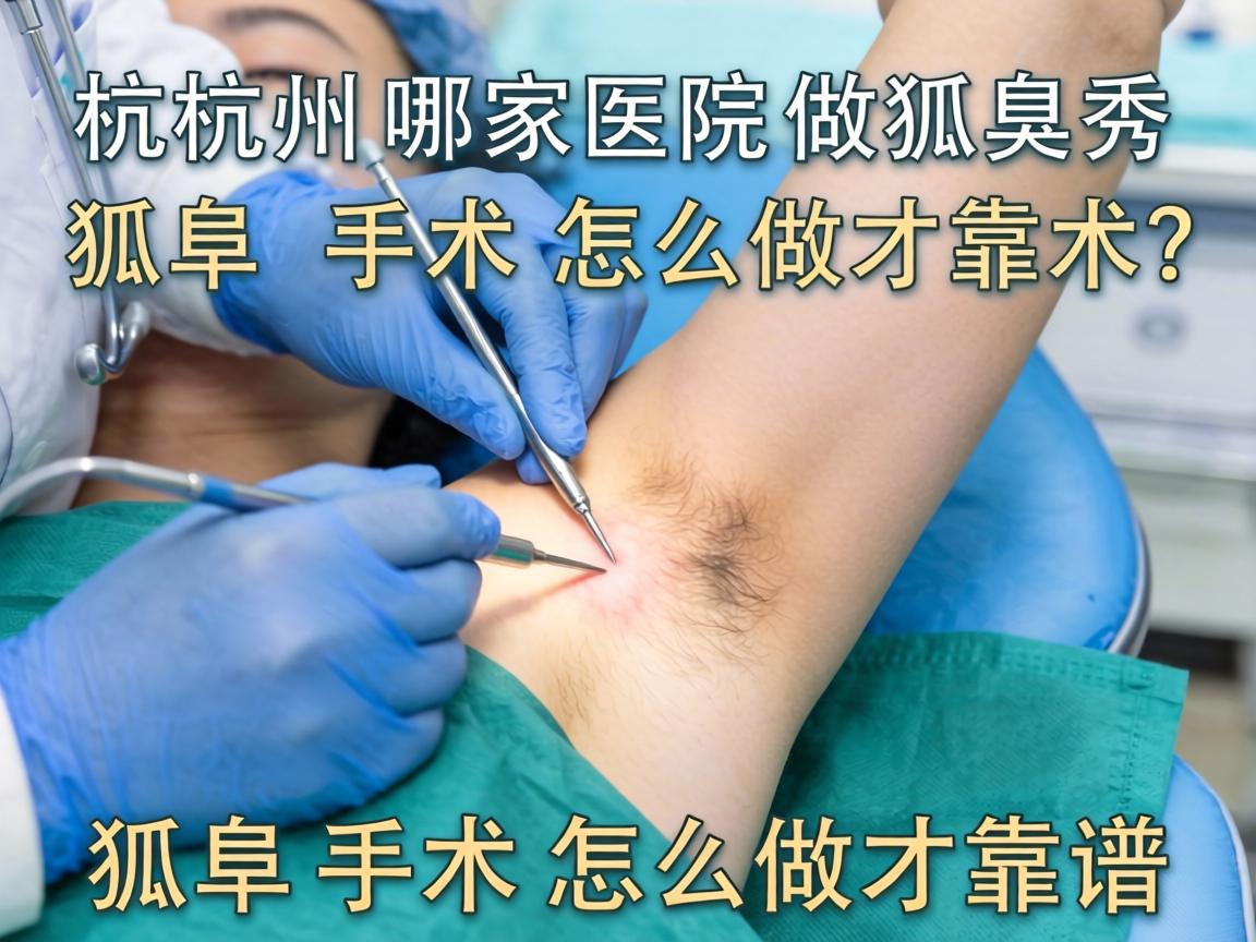 杭州腋秀解析，杭州哪家医院做狐臭手术？狐臭手术怎么做才靠谱？