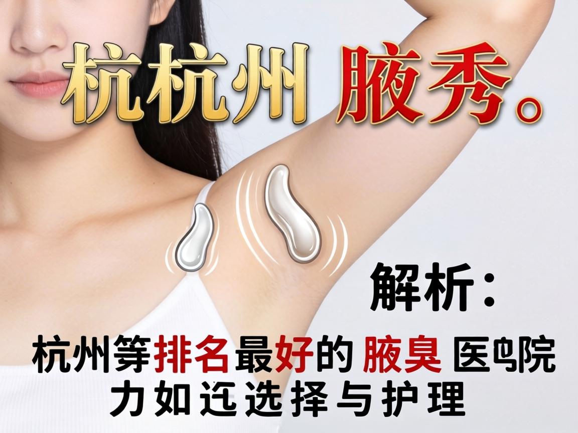 杭州腋秀解析，杭州排名最好的腋臭医院如何选择与护理