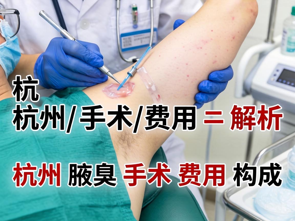 杭州腋臭手术费用解析，专业解读杭州腋臭手术费用构成