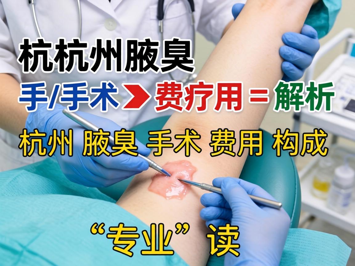 杭州腋臭手术费用解析，专业解读杭州腋臭手术费用构成