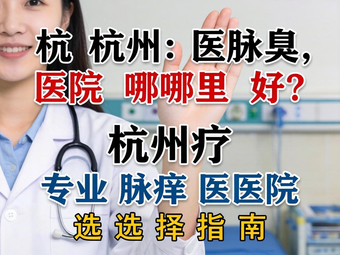 杭州腋臭医院哪里好？杭州专业腋臭医院选择指南