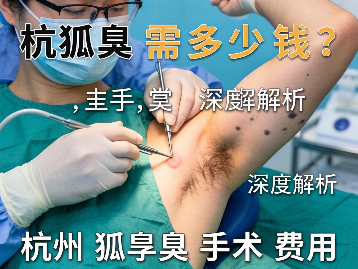 杭州狐臭手术需多少钱？深度解析杭州狐臭手术费用
