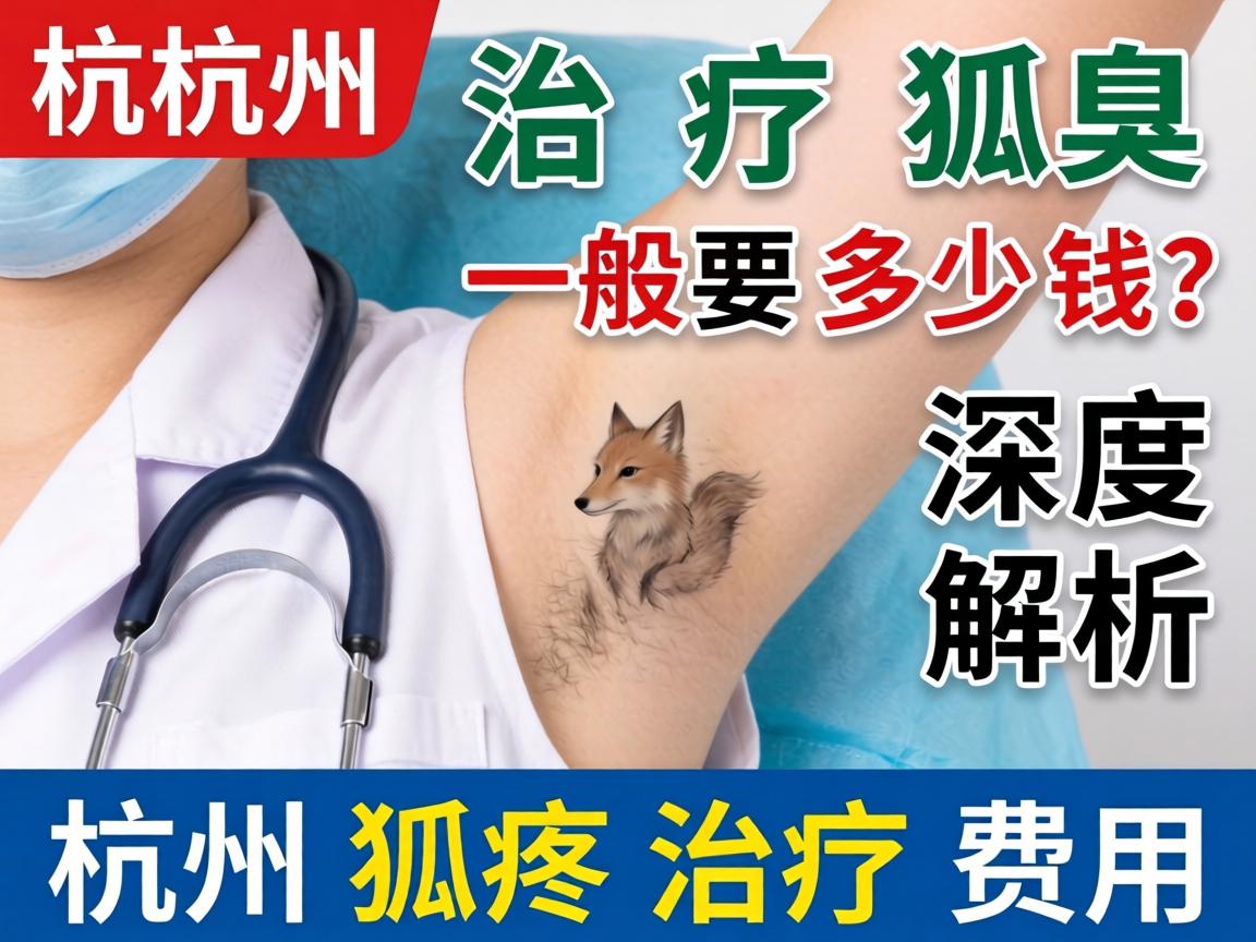 杭州治疗狐臭一般要多少钱？深度解析杭州狐臭治疗费用