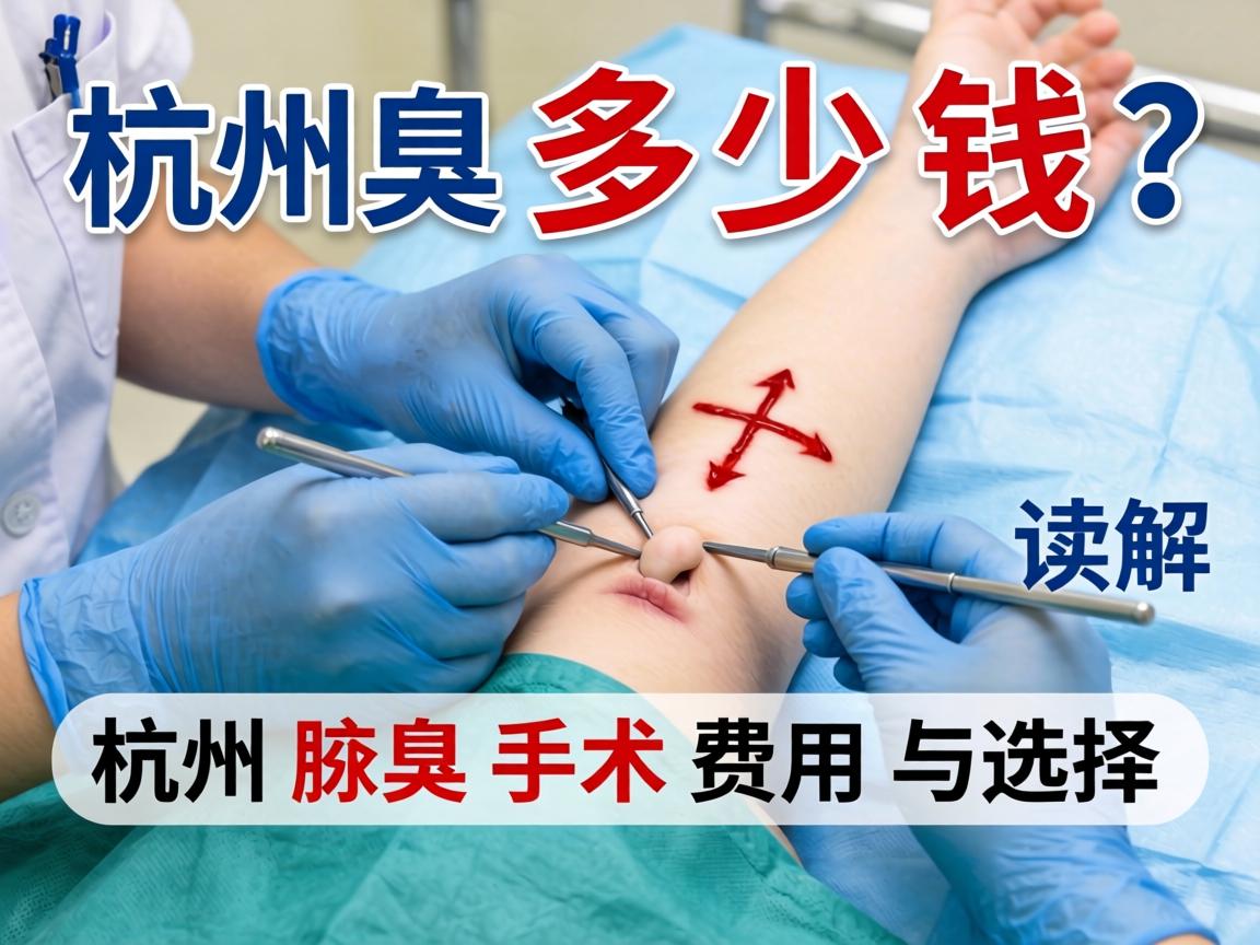 杭州腋臭手术多少钱？详解杭州腋臭手术费用与选择