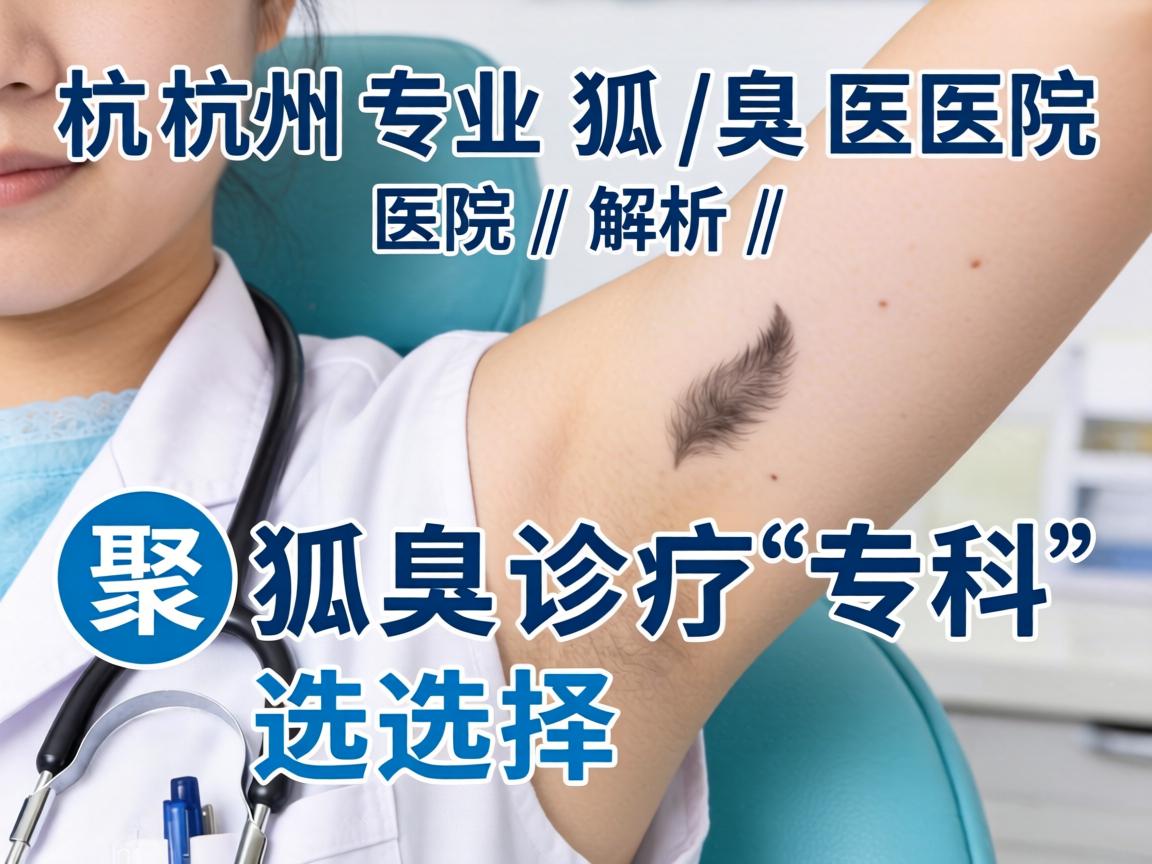 杭州专业狐臭医院解析,聚焦狐臭诊疗的专科选择 杭州专业狐臭医院解析,聚焦狐臭诊疗的专科选择
