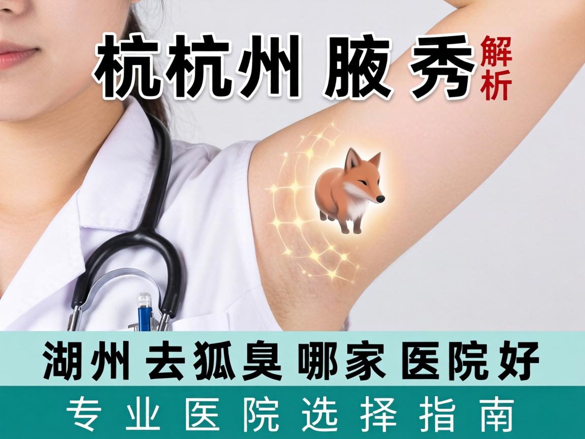 杭州腋秀解析，湖州去狐臭哪家医院好，专业医院选择指南