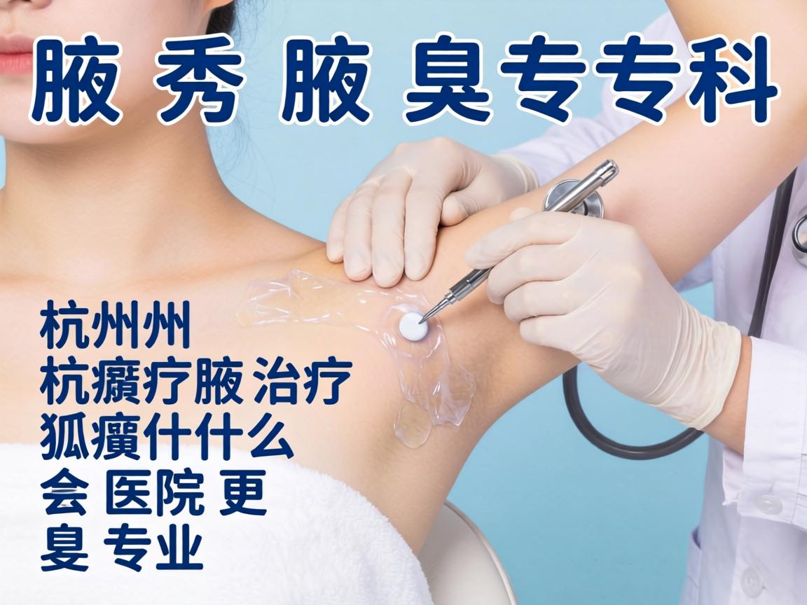 杭州腋秀腋臭专科,解析杭州治疗狐臭什么医院更专业 杭州腋秀腋臭专科,解析杭州治疗狐臭什么医院更专业