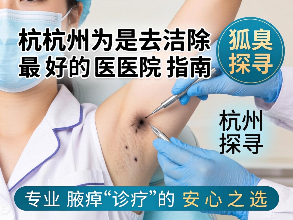 杭州去除狐臭最好的医院指南，探寻杭州专业腋臭诊疗的安心之选