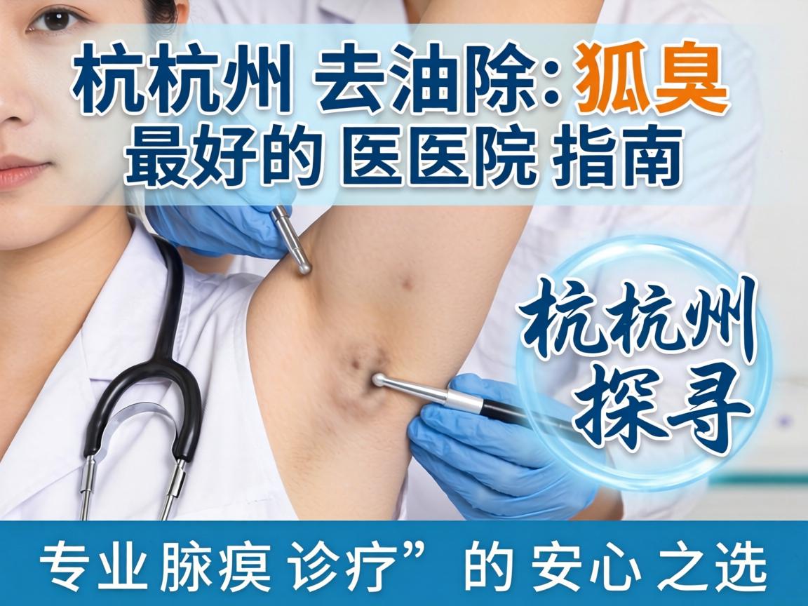 杭州去除狐臭最好的医院指南，探寻杭州专业腋臭诊疗的安心之选