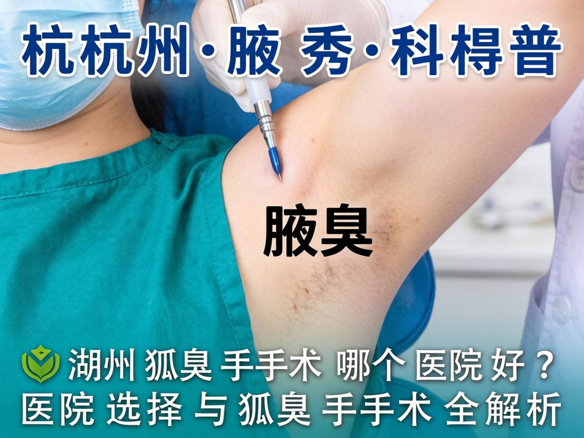 杭州腋秀科普，湖州狐臭手术哪个医院好？医院选择与狐臭手术全解析