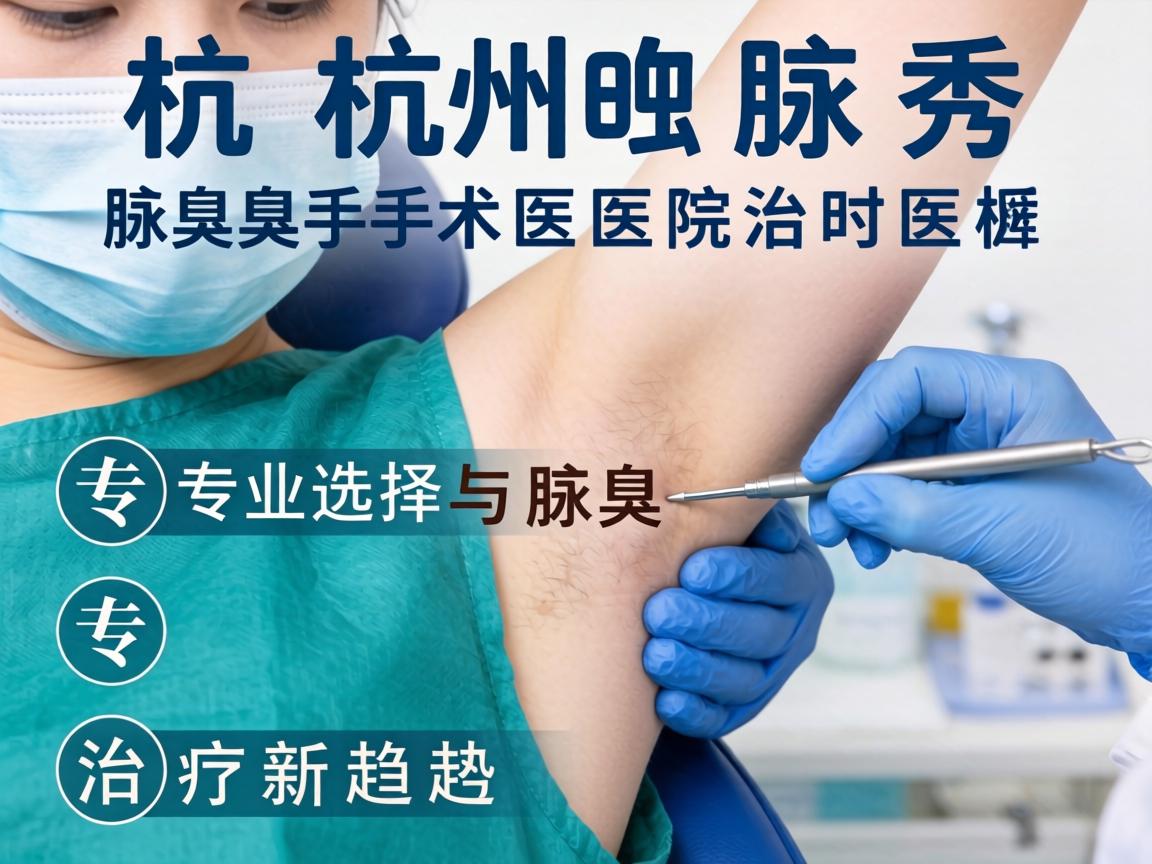 杭州腋秀解析,杭州腋臭手术医院的专业选择与腋臭治疗新趋势 杭州腋秀解析,杭州腋臭手术医院的专业选择与腋臭治疗新趋势