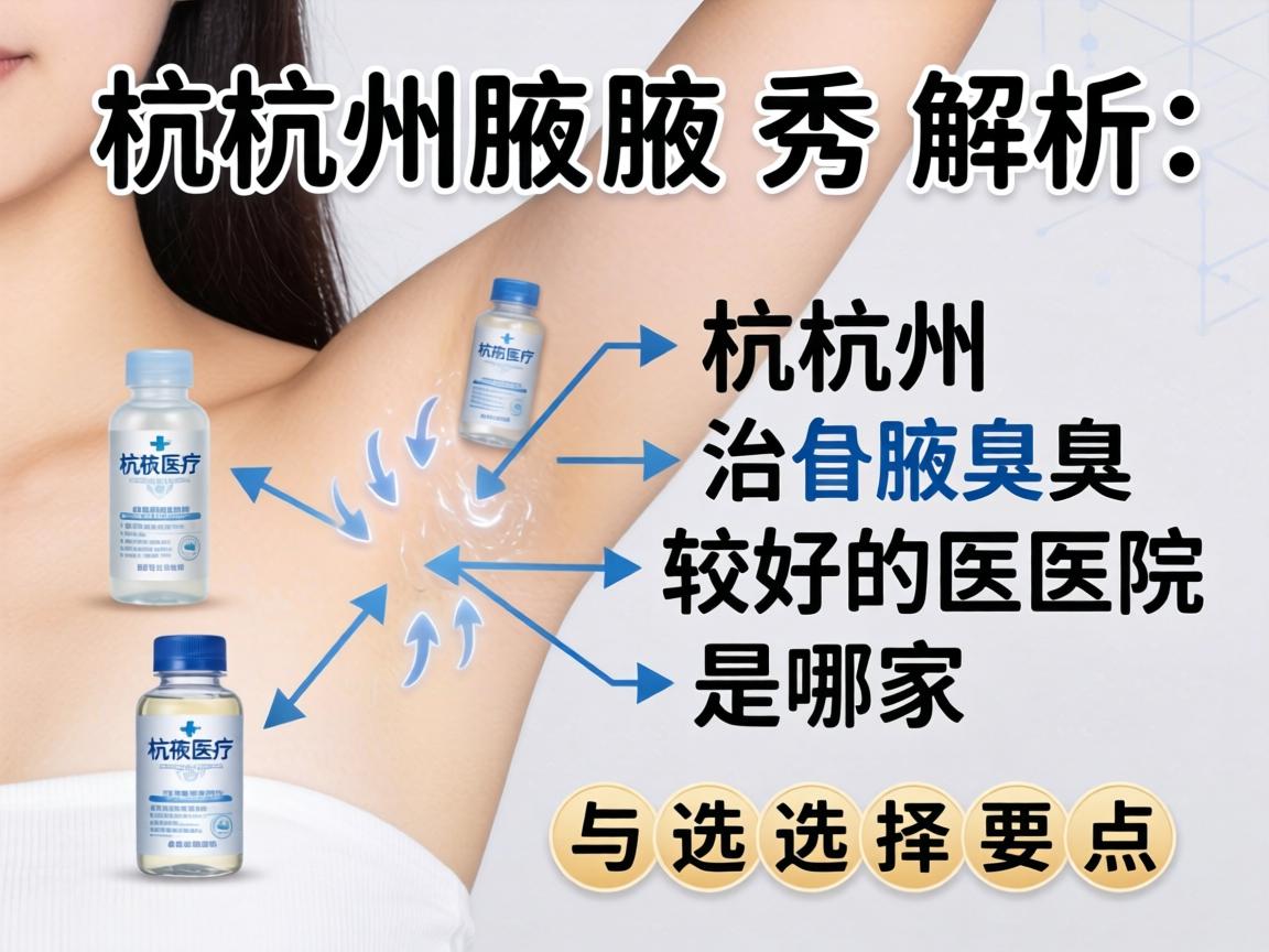 杭州腋秀解析，杭州治腋臭较好的医院是哪家与选择要点