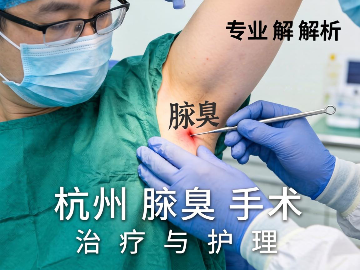 杭州腋臭手术，专业解析杭州腋臭手术的治疗与护理
