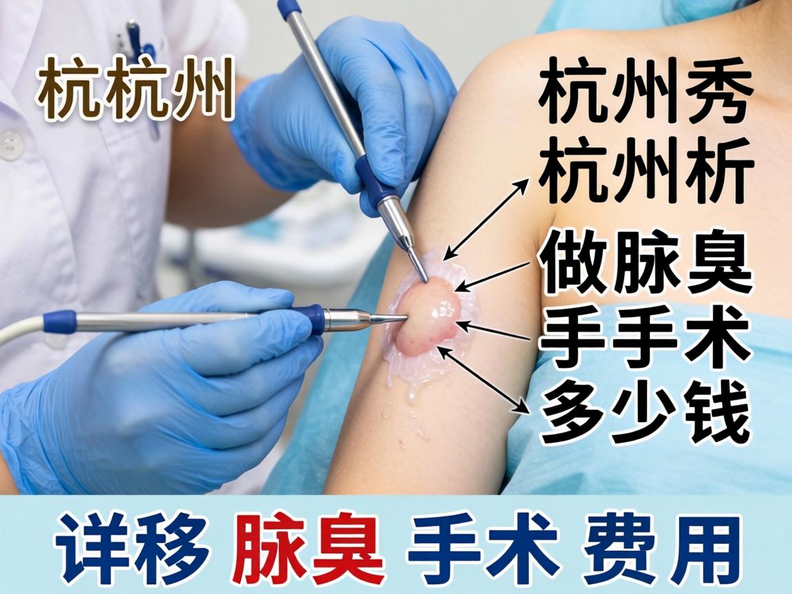 杭州腋秀解析，杭州做腋臭手术多少钱，详解腋臭手术费用