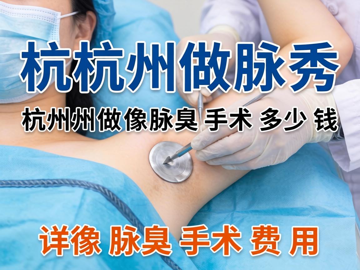 杭州腋秀解析，杭州做腋臭手术多少钱，详解腋臭手术费用
