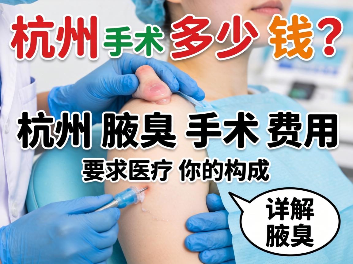 杭州腋臭手术多少钱?详解杭州腋臭手术费用构成 杭州腋臭手术多少钱?详解杭州腋臭手术费用构成