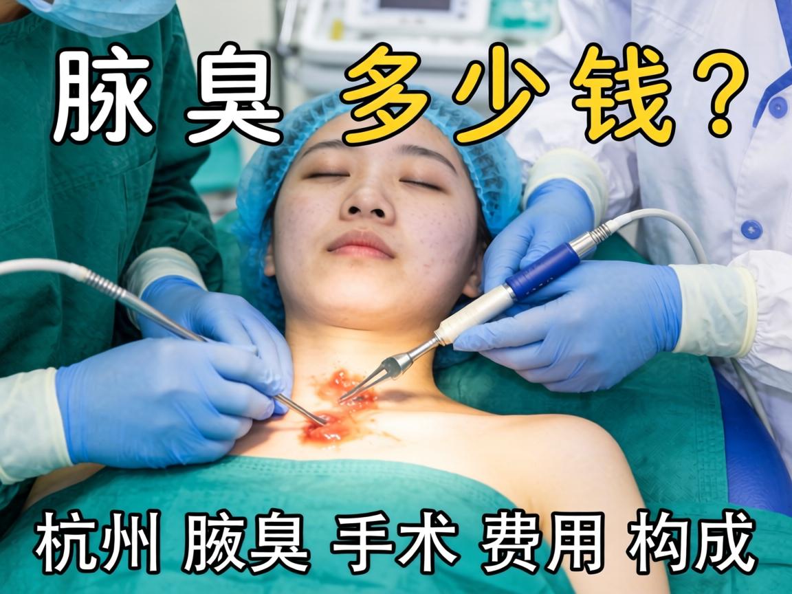 杭州腋臭手术多少钱?详解杭州腋臭手术费用构成 杭州腋臭手术多少钱?详解杭州腋臭手术费用构成