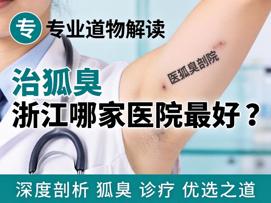 专业解读，治狐臭浙江哪家医院最好？深度剖析狐臭诊疗优选之道