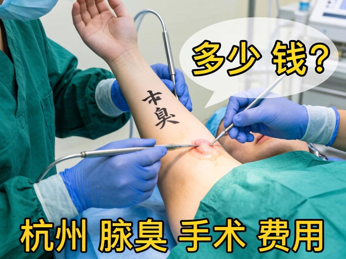 杭州腋臭手术多少钱？详解杭州腋臭手术费用