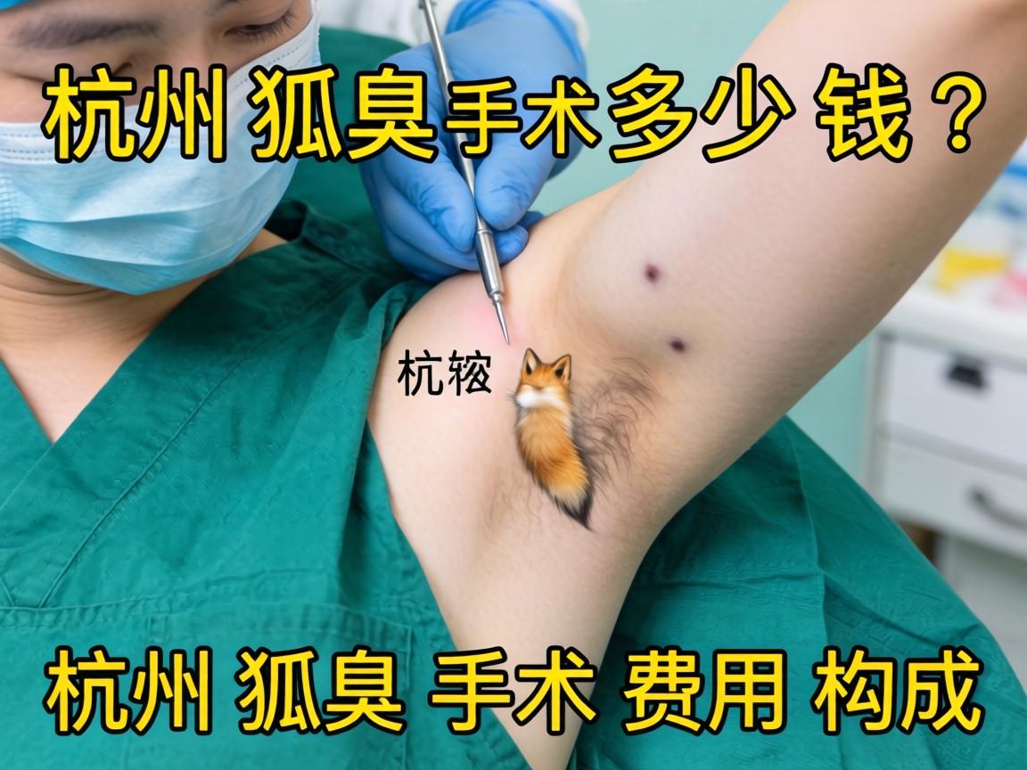 杭州狐臭手术多少钱？详解杭州狐臭手术费用构成