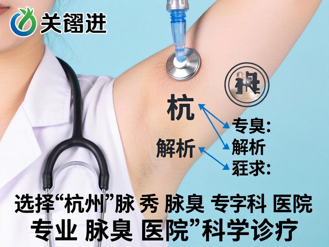 选择杭州腋秀腋臭专科医院，解析专业腋臭医院的科学诊疗