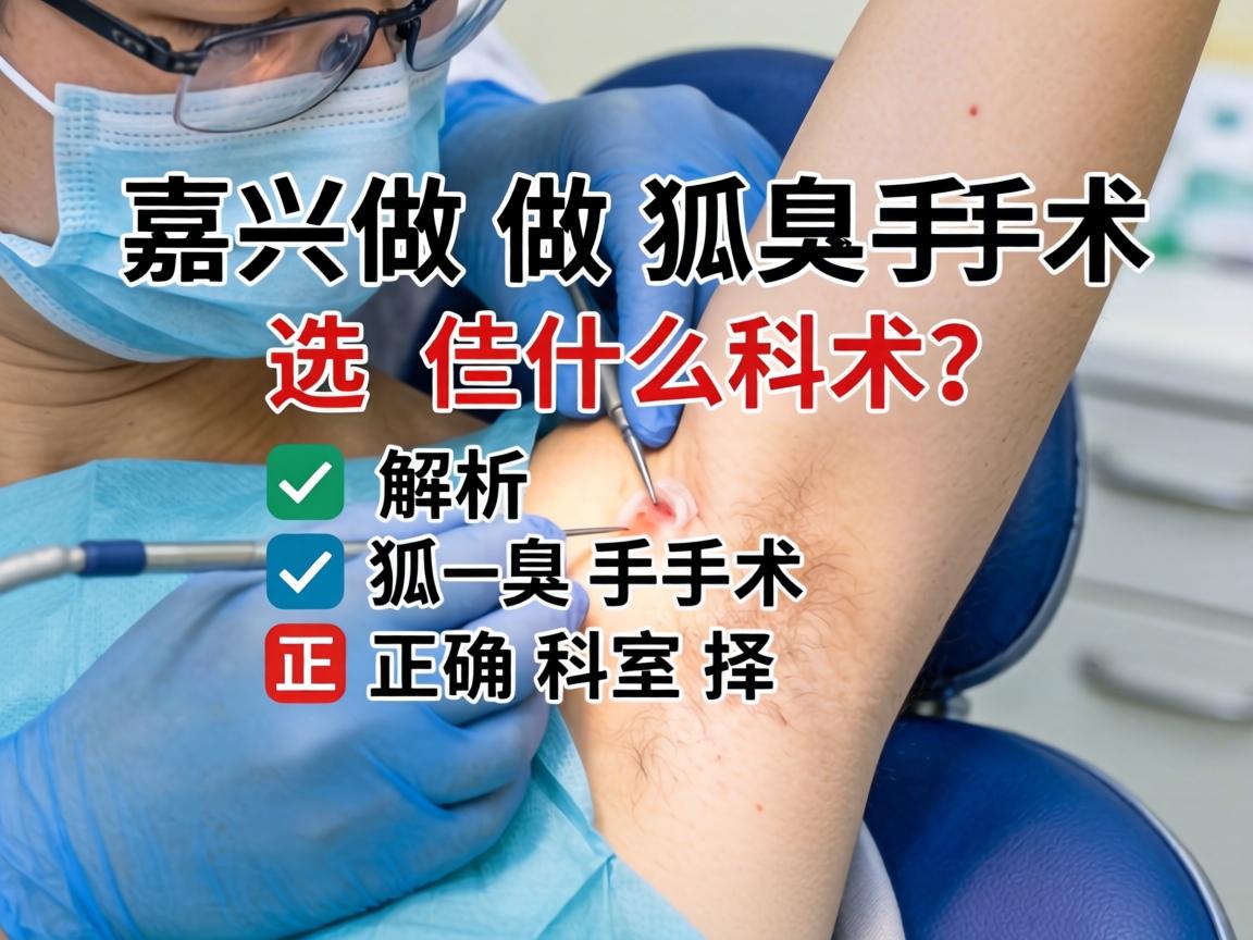 在嘉兴做狐臭手术选什么科？解析狐臭手术的正确科室选择