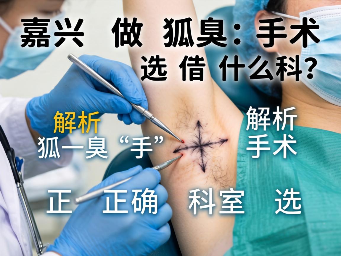在嘉兴做狐臭手术选什么科？解析狐臭手术的正确科室选择