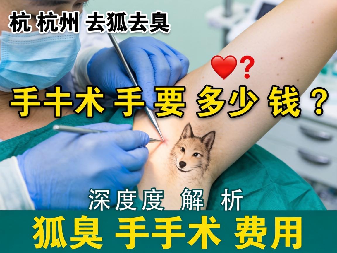 杭州去狐臭手术要多少钱？深度解析狐臭手术费用