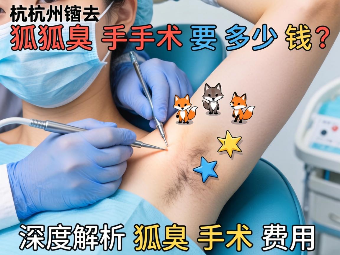 杭州去狐臭手术要多少钱？深度解析狐臭手术费用