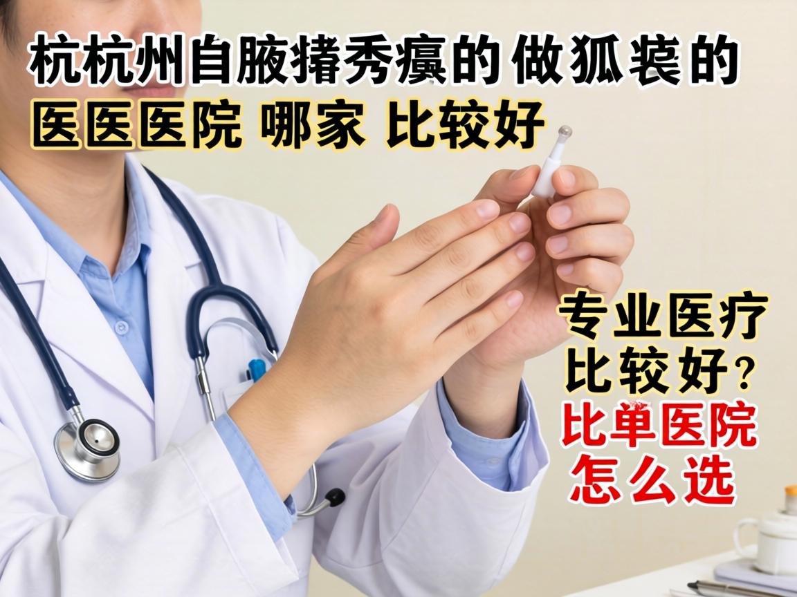 杭州腋秀解析，杭州做狐臭的医院哪家比较好，专业医院怎么选