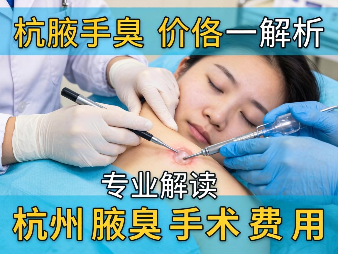 杭州腋臭手术价格解析，专业解读杭州腋臭手术费用