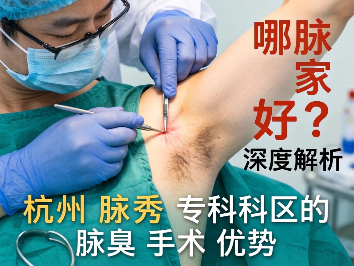杭州腋臭手术哪家好？深度解析杭州腋秀专科的腋臭手术优势