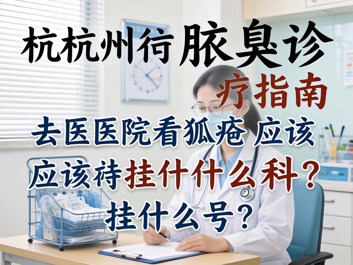 杭州腋臭诊疗指南，去医院看狐臭应该挂什么科？挂什么号？