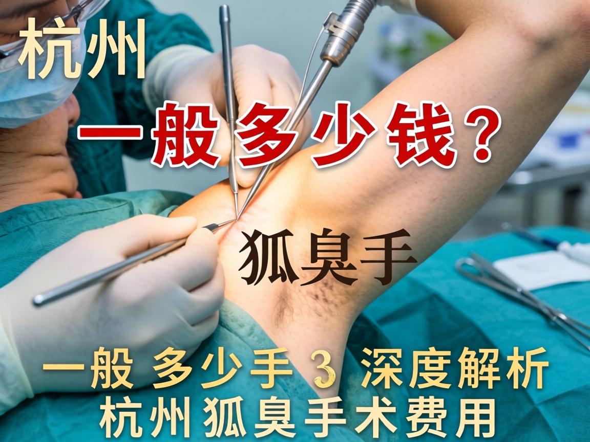 杭州狐臭手术一般多少钱？深度解析杭州狐臭手术费用