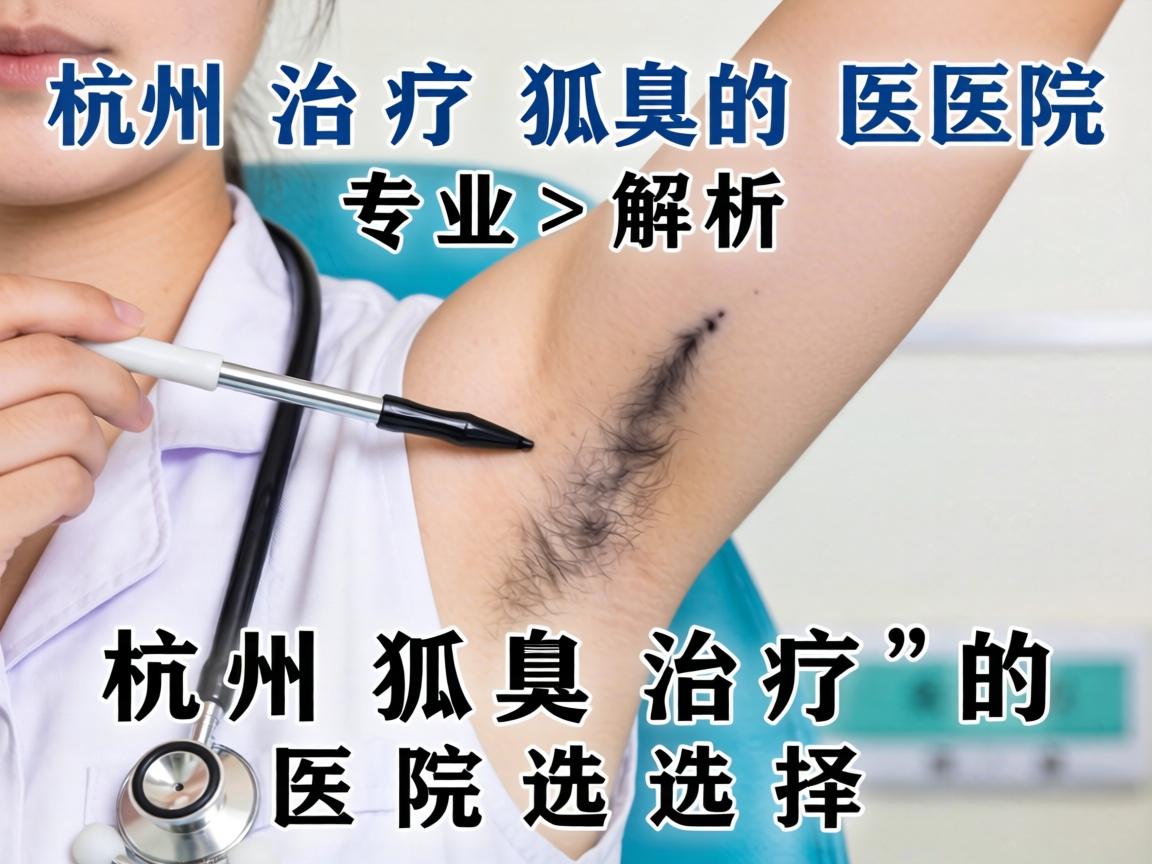 杭州治疗狐臭的医院，专业解析杭州狐臭治疗的医院选择