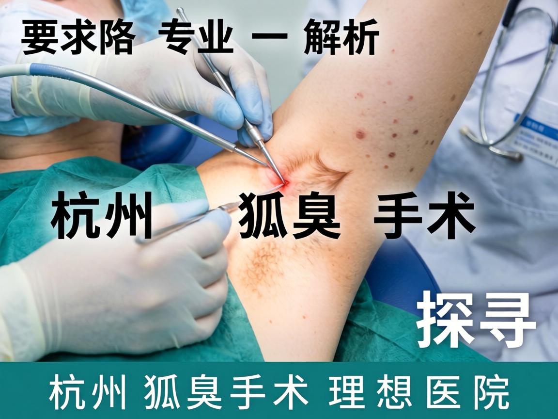 杭州狐臭手术专业解析，探寻杭州狐臭手术理想医院